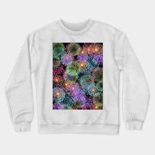 Fireworks bonanza - Multiple colourful effects combined Crewneck Sweatshirt